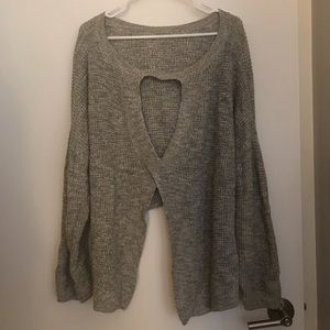 Express Knit Top w Open Back